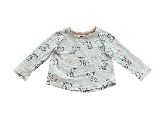 Shirt met lange mouwen - maat 74 - 80 (6-12M)