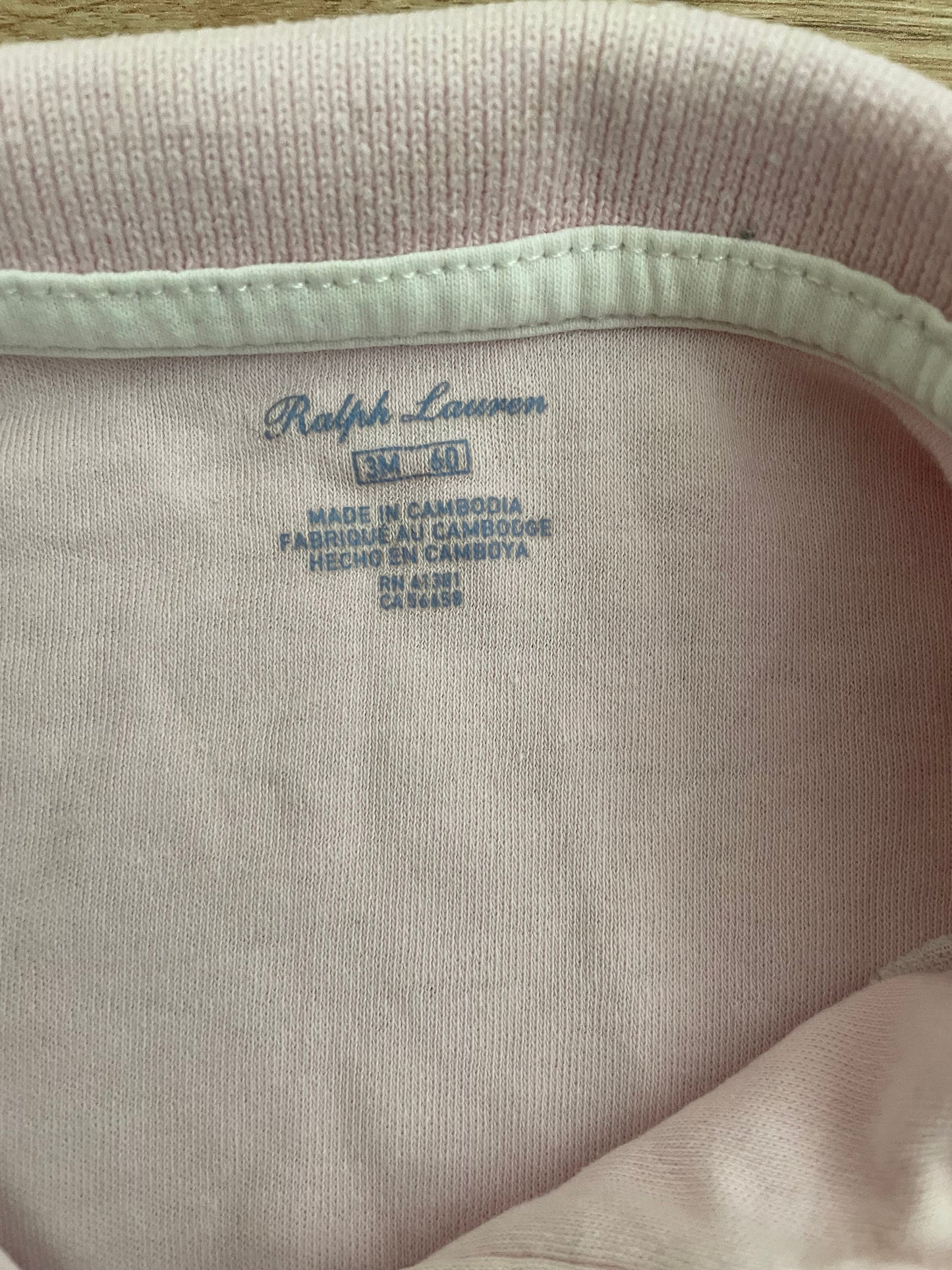 Ralph Lauren romper met korte mouwen - maat 60 (3M)