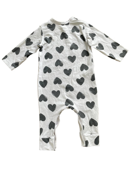 Onesie met lange mouwen voor een papa's kindje - maat 60-68 (3-6M)