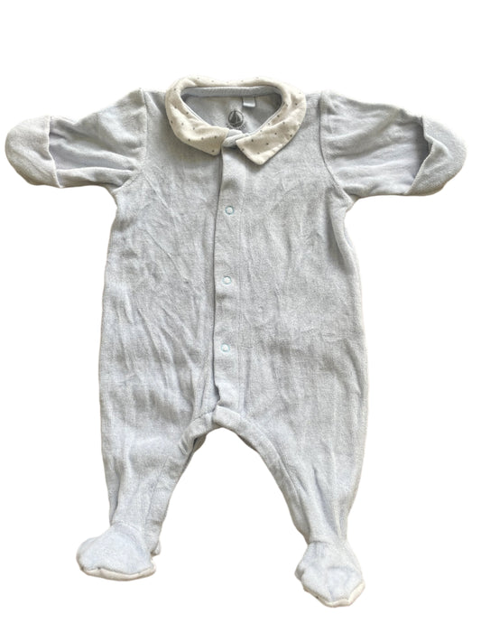 Pyjama voor baby's van fluweel - Maat 50 (pasgeboren)