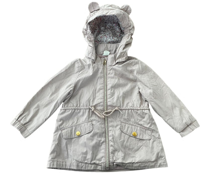 Katoenen capuchonjack - maat 86 (12-18M)