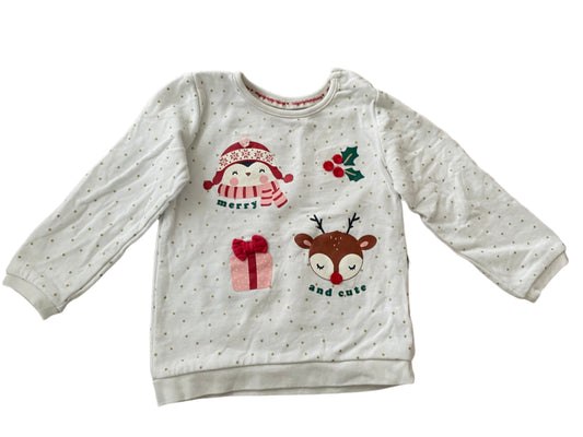 Kersttrui - maat 86 (12-18M)