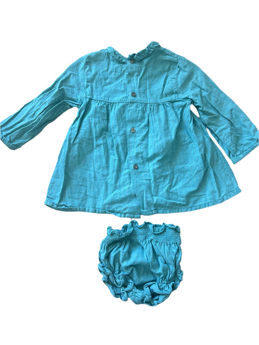 Long-Sleeve Dress - Size 74 (6-9M)