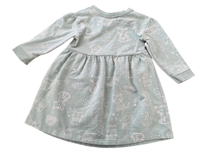 Jurk met lange mouwen - maat 86 (12-18M)