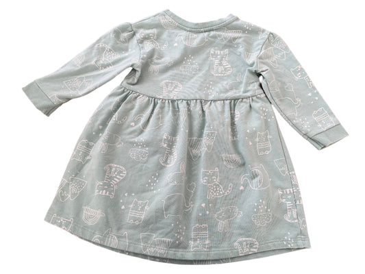 Jurk met lange mouwen - maat 86 (12-18M)