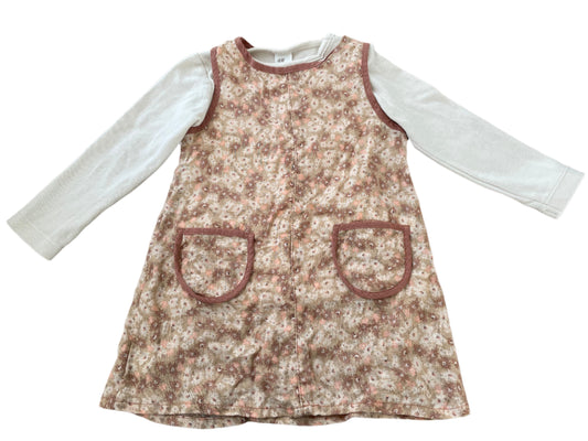 Jurk met lange mouwen - maat 86 (12-18M)