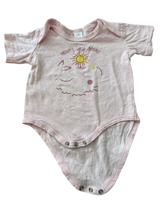 Short-sleeve Romper - Size 68 (3-6M)