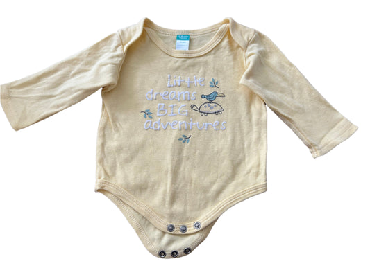 Long-sleeve Romper - Size 68 (3-6M)