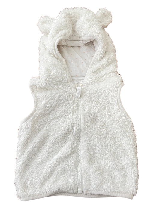 Bodywarmer teddy - maat 62-68 (3-6M)