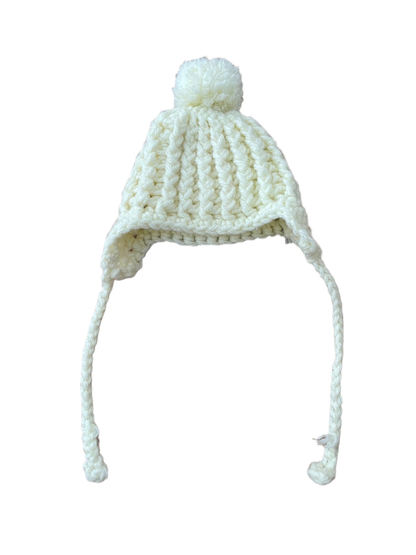 Babymutsje met oorwarmers - maat 4-9M