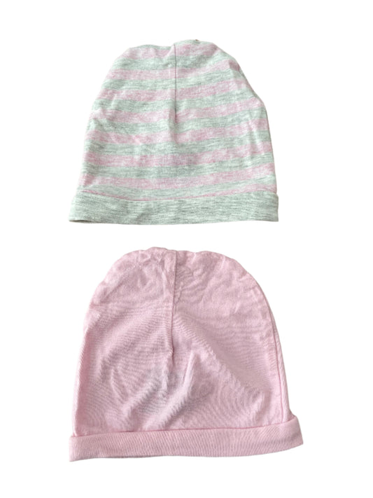 Twee babymutsjes - één maat