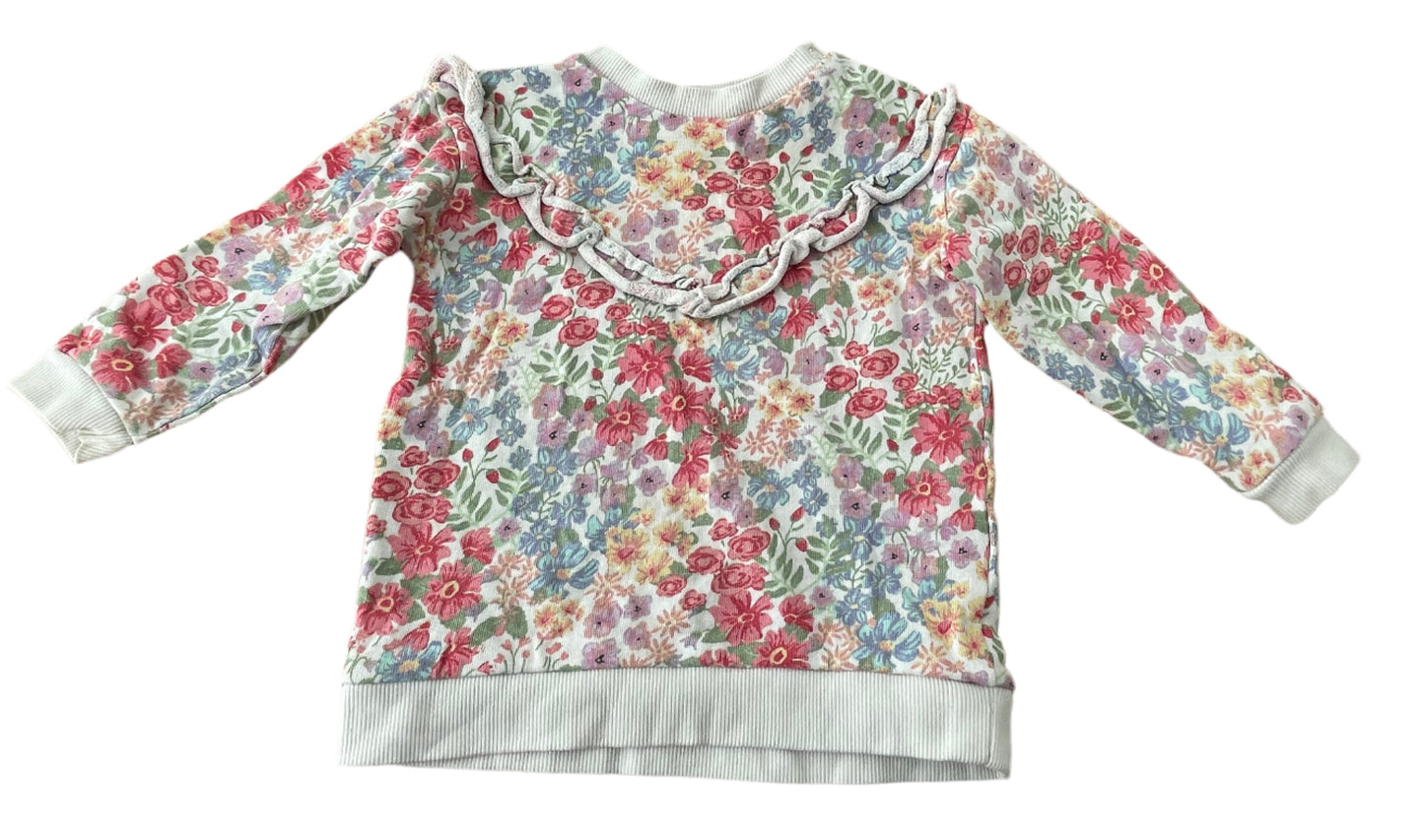 Twee lange mouwen truien - maat 80 (9-12M)