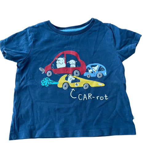 Twee T-shirts - maat 74-80 (6-12M)