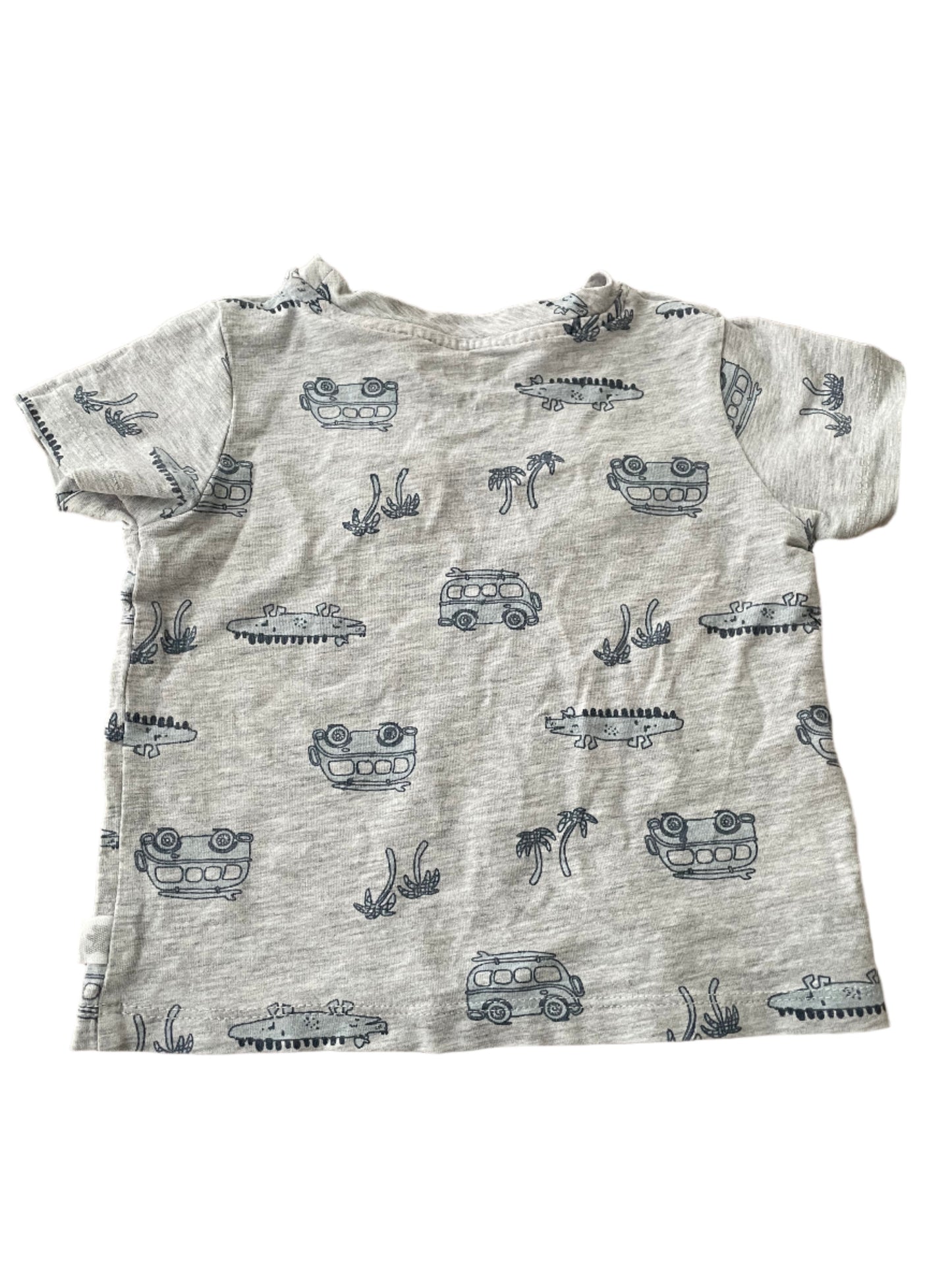 Twee T-shirts - maat 74-80 (6-12M)