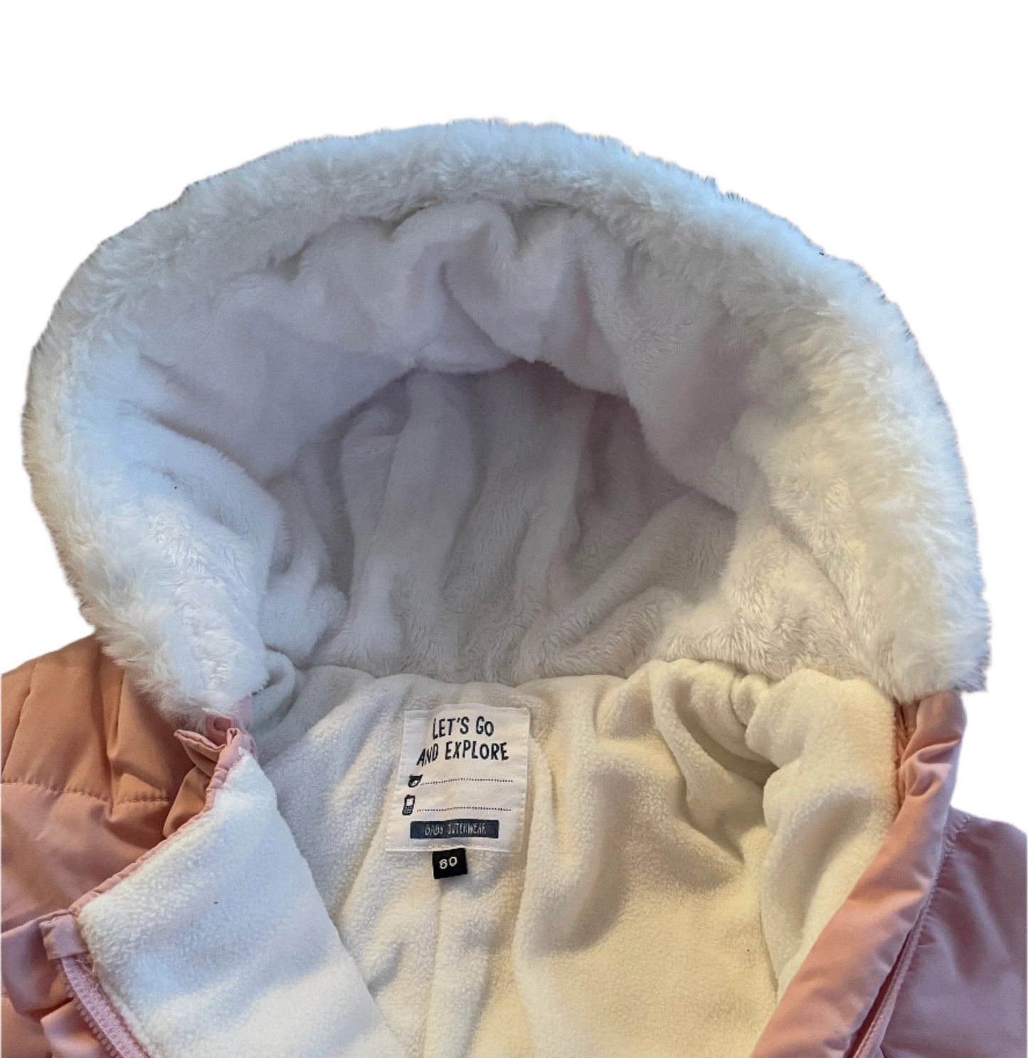 Baby Snowsuit with Hood - size 80 (9-12M)