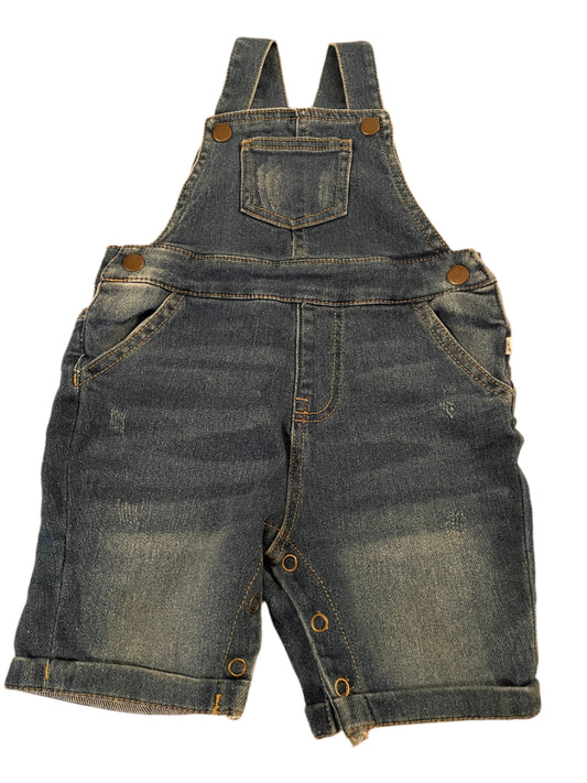 Denim tuinbroek - Maat 86 (12-18M)