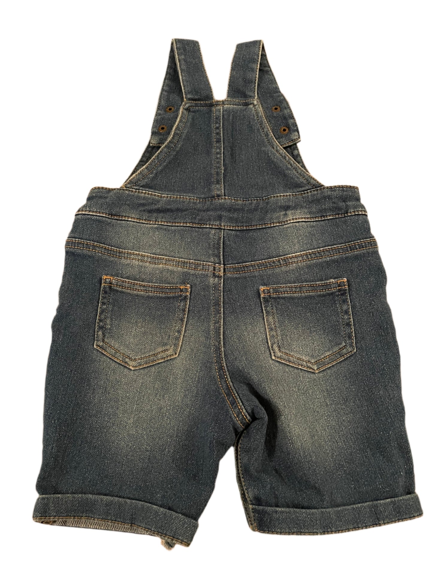 Denim tuinbroek - Maat 86 (12-18M)