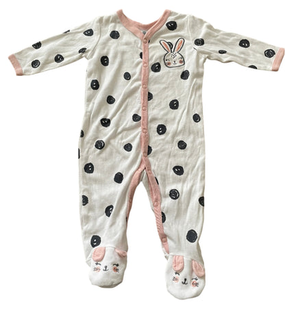 Long-sleeve onesie - size 56-60 (1-3M)