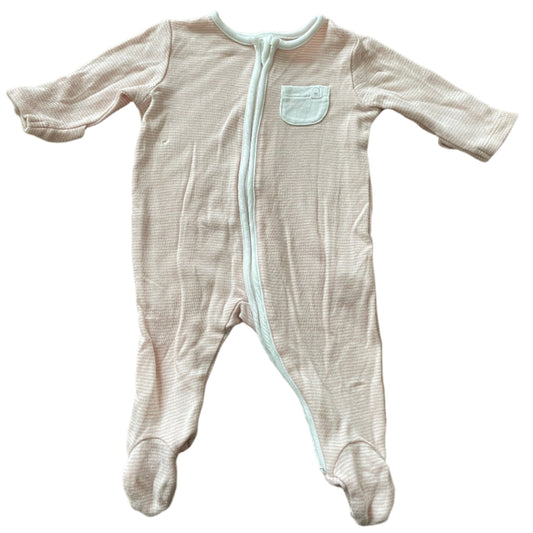 Twee rompertjes met lange mouwen - maat 50 Newborn