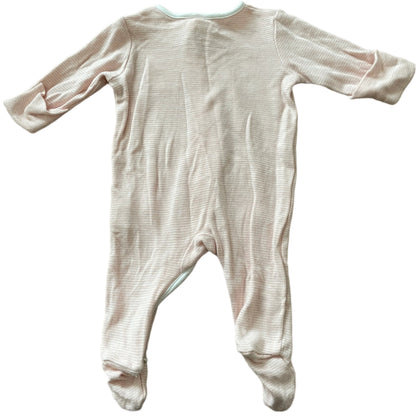 Twee rompertjes met lange mouwen - maat 50 Newborn