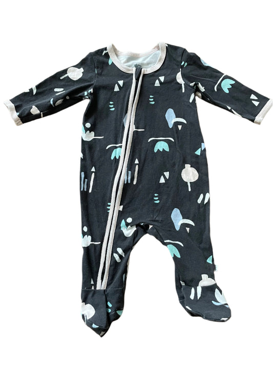 Onesie met lange mouwen - maat 56-60 (1-3M)
