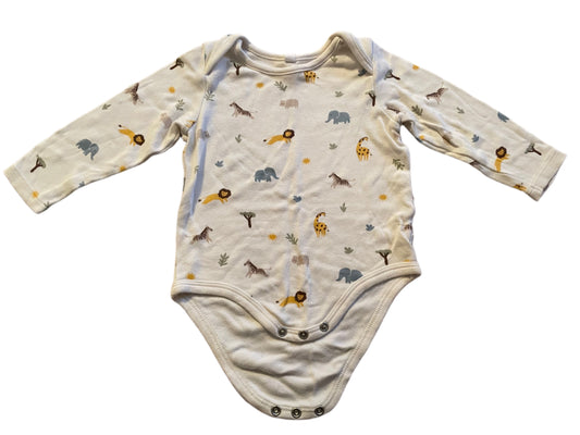 Romper met lange mouwen - maat 80 (9-12M)