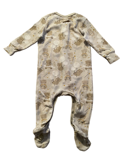 Onesie met lange mouwen - maat 50-60 (0-3M)