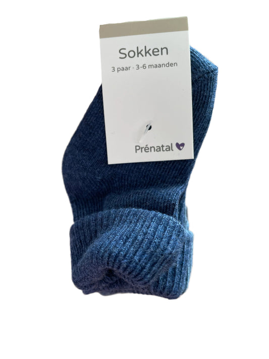 Nieuw pakket van drie paar sokken - Maat 60-68 (3-6M)