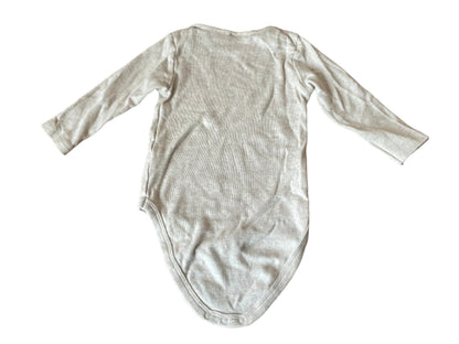 Twee rompertjes met lange mouwen - maat 86 (12-18M)