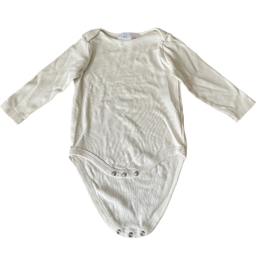 Twee rompertjes met lange mouwen - maat 86 (12-18M)
