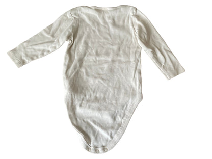 Twee rompertjes met lange mouwen - maat 86 (12-18M)
