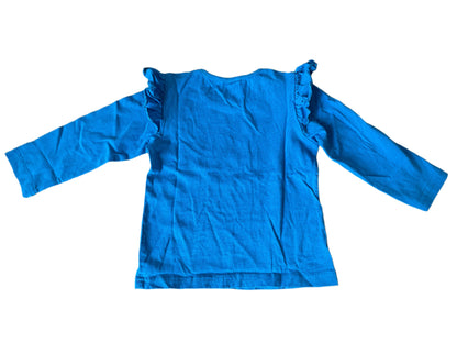 Twee shirts met lange mouwen - Maat 86 (12-18M)