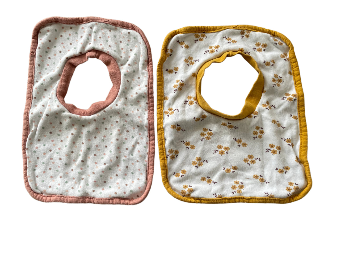 Two Big cloth bibs