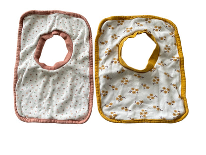 Two Big cloth bibs