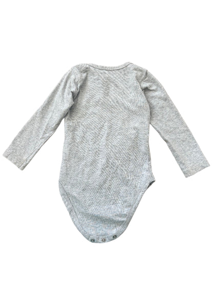 Two Long-Sleeve Rompers - Size 74-80 (6-12M)