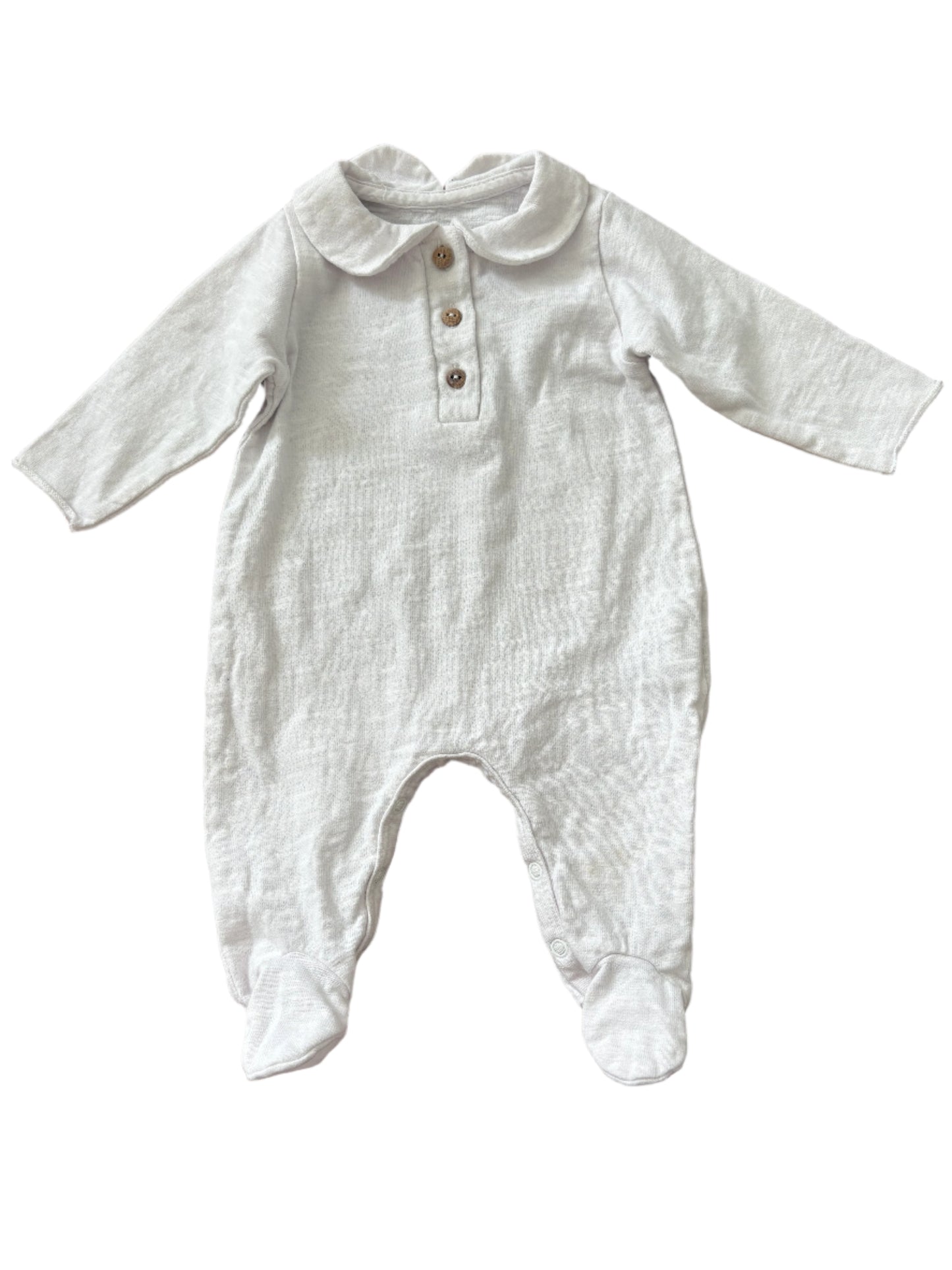 Velvet baby pajamas - Size 50 (Newborn)