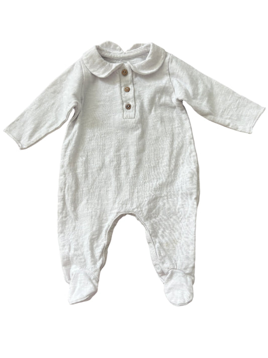 Velvet baby pajamas - Size 50 (Newborn)