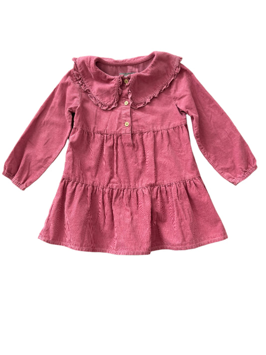 Long-Sleeve Dress - Size 98 (3Yrs)