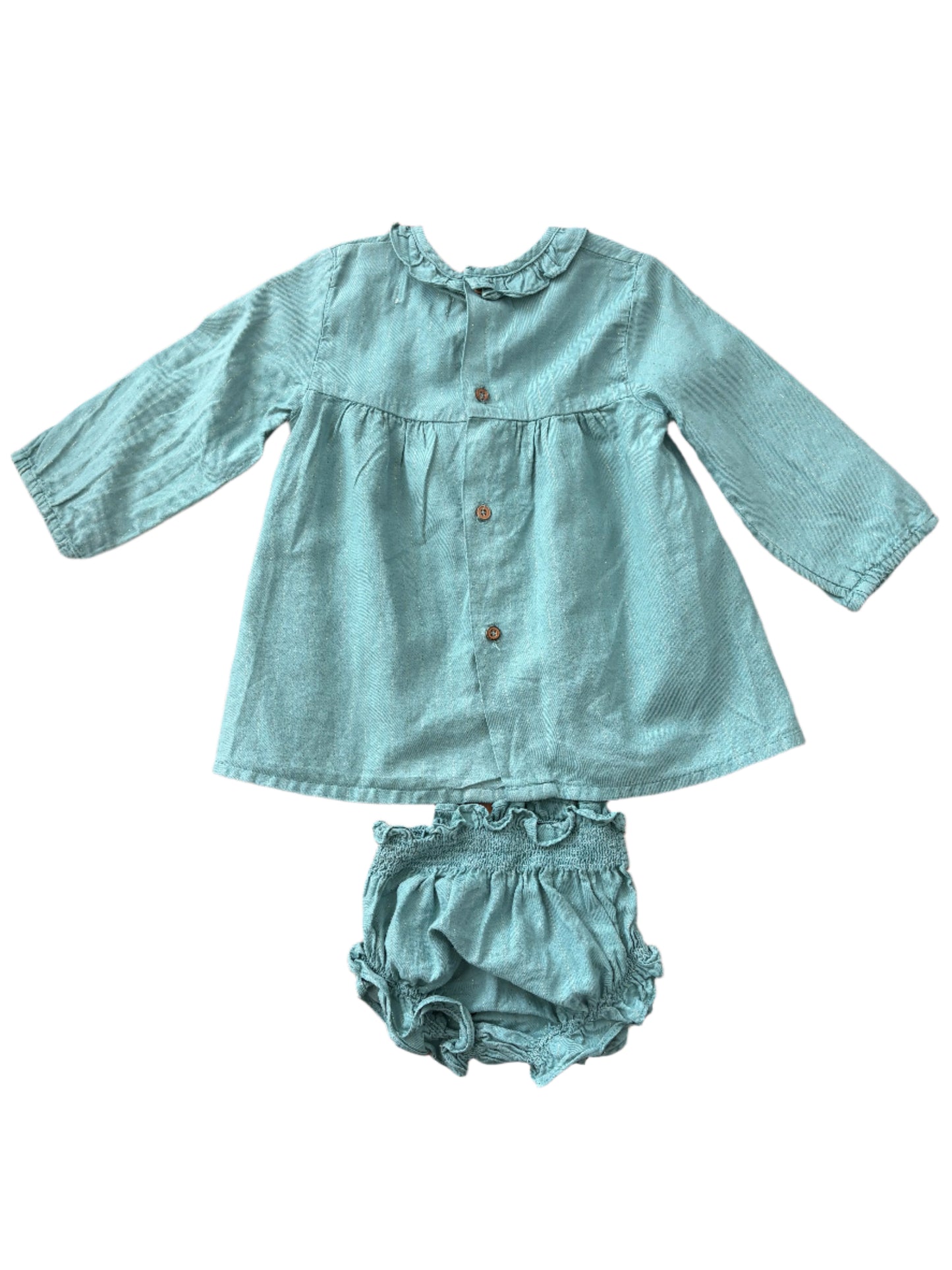 Long-Sleeve Dress - Size 74 (6-9M)