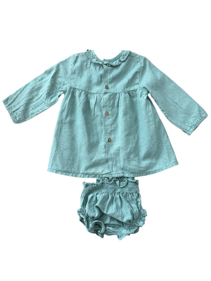 Long-Sleeve Dress - Size 74 (6-9M)
