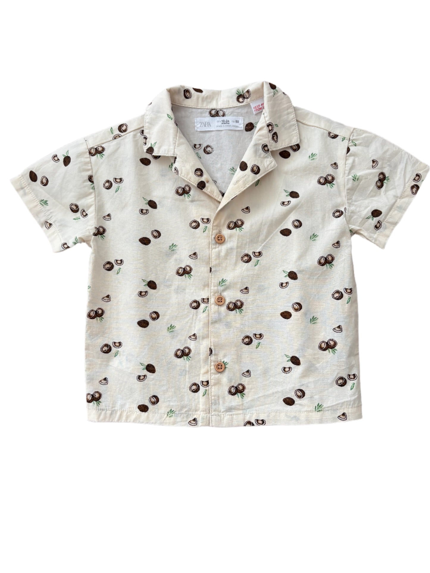 Short-Sleeve Shirt - Size 92(18-24M)