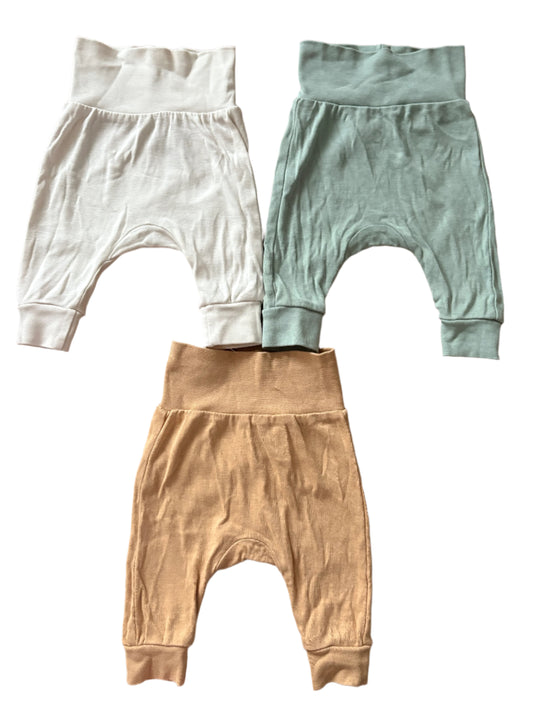 3 Pairs Trousers - Size 50 (0-1M)
