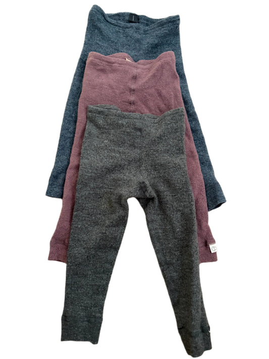 3 Pairs of Merino wool leggings - Size 92 (18-24M)