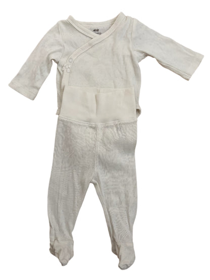 10-Piece Bodysuit and Trousers Set - Size 50 (0-1M)