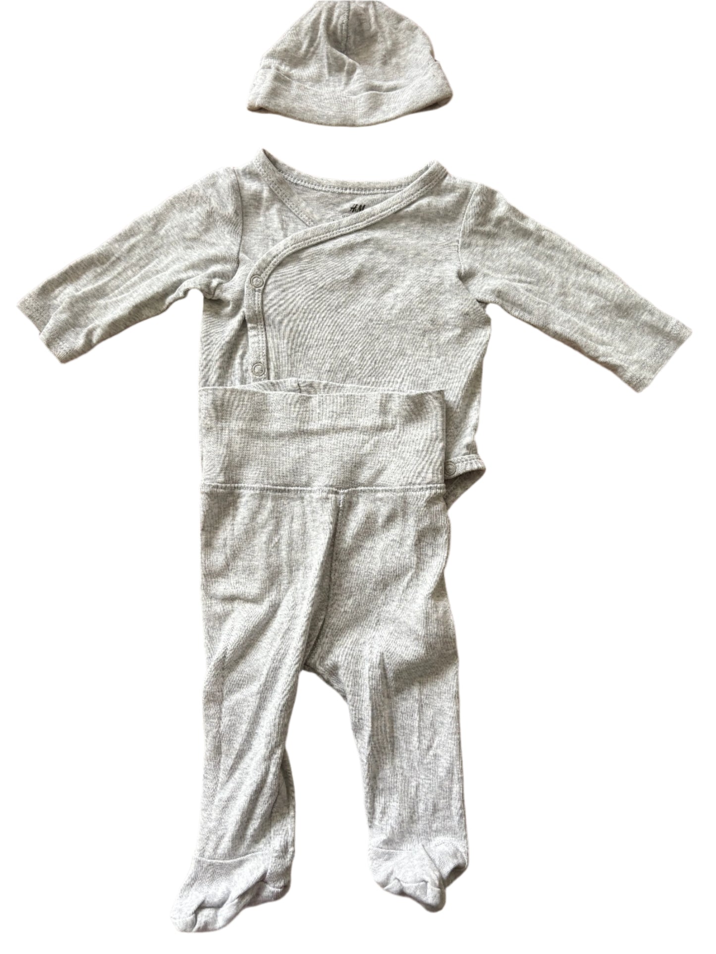 5-Piece Bodysuit and Trousers Set - Size 56 (1-2M)