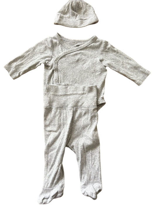 5-Piece Bodysuit and Trousers Set - Size 56 (1-2M)