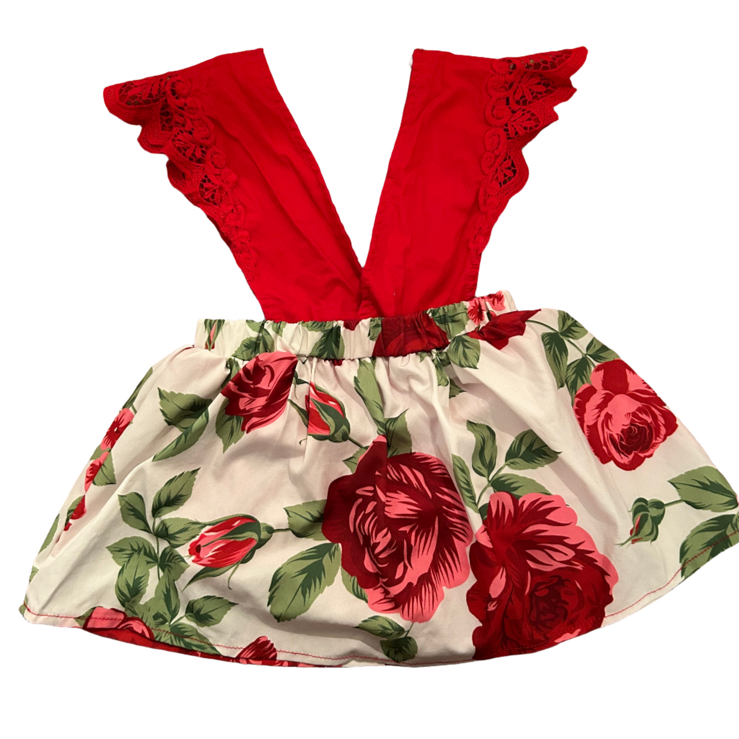 Zomerjurk met bloemenmotief - maat 86 (12-18M)