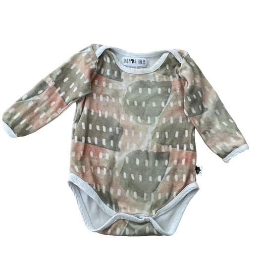 Romper met lange mouwen - maat 74 - 80 (6-12M)
