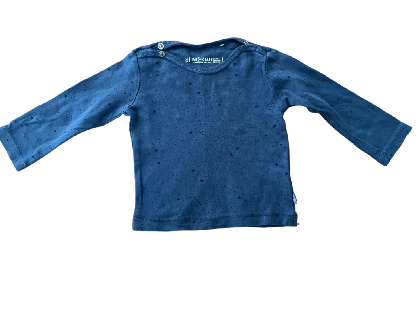 Shirt met lange mouwen - maat 62 (2-4M)