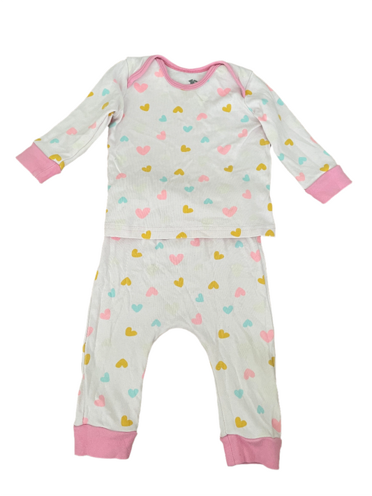 Pyjamaset met lange mouwen - maat 74 - 80 (6 -12M)